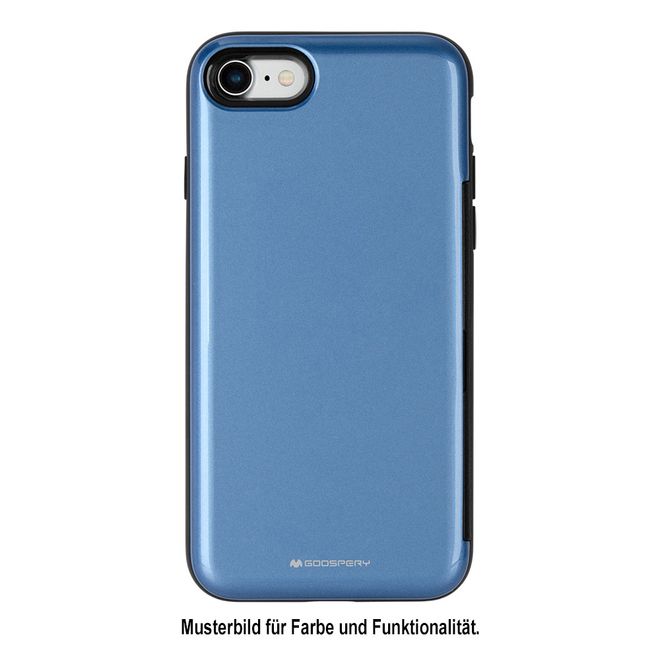 Goospery - Samsung Galaxy S8 Plus Case - Hülle aus Plastik - Happy Bumper Series - blau