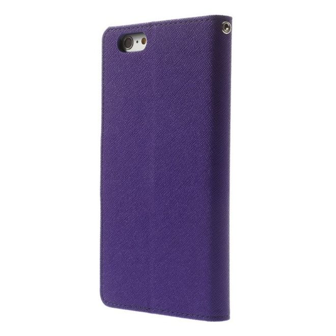 Goospery - Xiaomi Mi6 Hülle - Handy Bookcover - Fancy Diary Series - purpur/navy