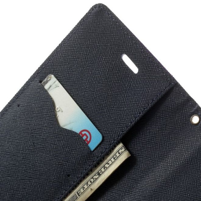 Goospery - Xiaomi Mi6 Hülle - Handy Bookcover - Fancy Diary Series - purpur/navy