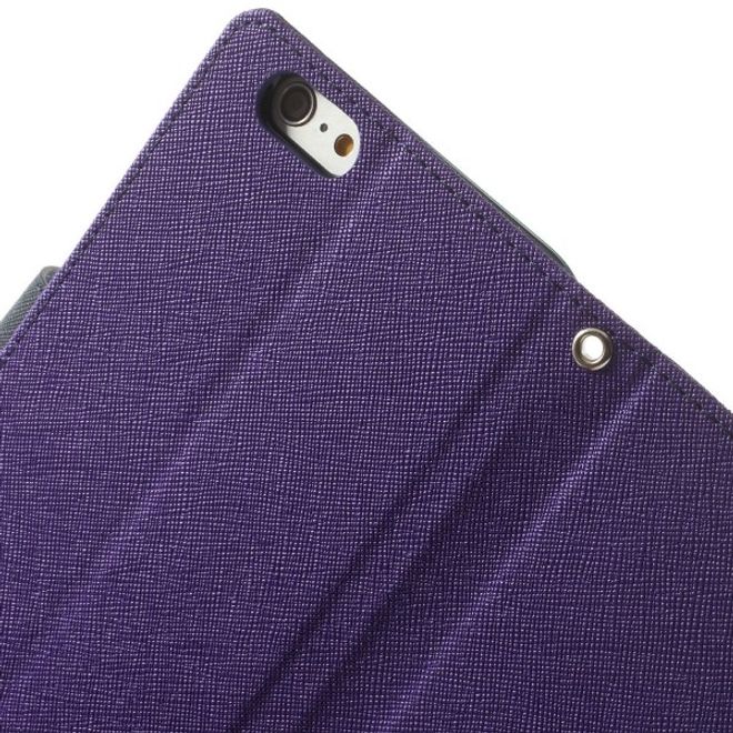 Goospery - Xiaomi Mi6 Hülle - Handy Bookcover - Fancy Diary Series - purpur/navy