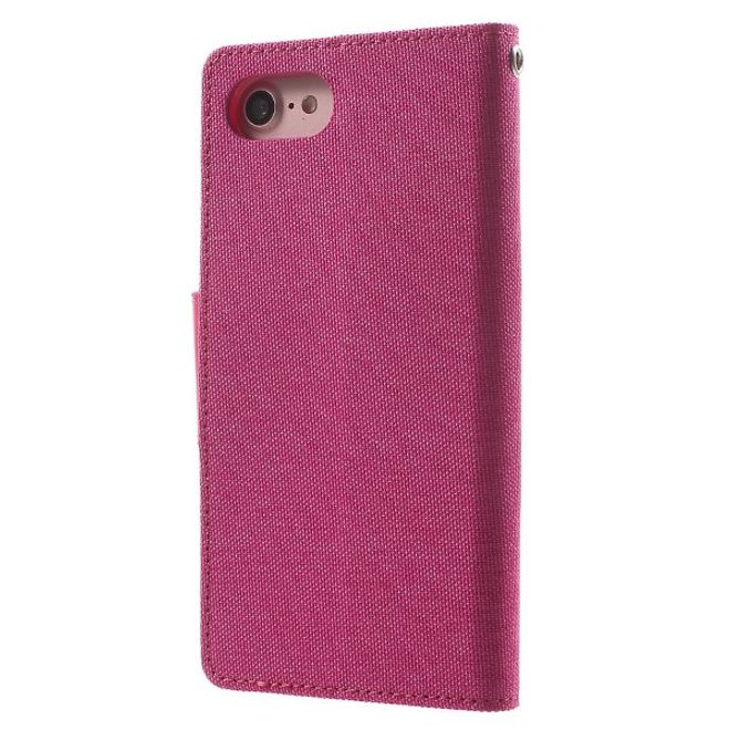 Goospery - Handyhülle für Xiaomi Mi6 - Bookcover - Canvas Diary Series - pink/pink