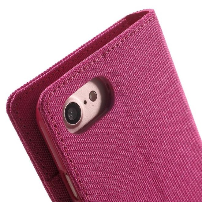 Goospery - Handyhülle für Xiaomi Mi6 - Bookcover - Canvas Diary Series - pink/pink