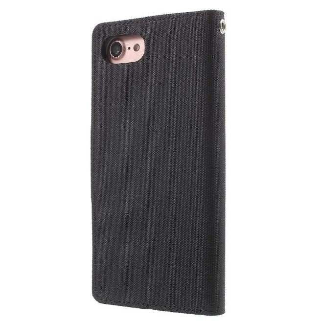 Goospery - Handyhülle für Xiaomi Mi6 - Bookcover - Canvas Diary Series - schwarz