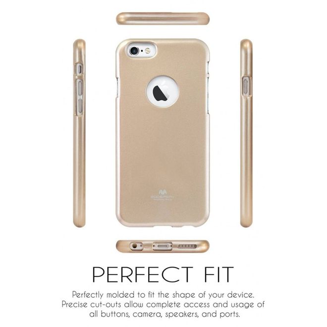 Goospery - Handy Case für Xiaomi Mi6 - TPU Softcase - Pearl Jelly Series - gold