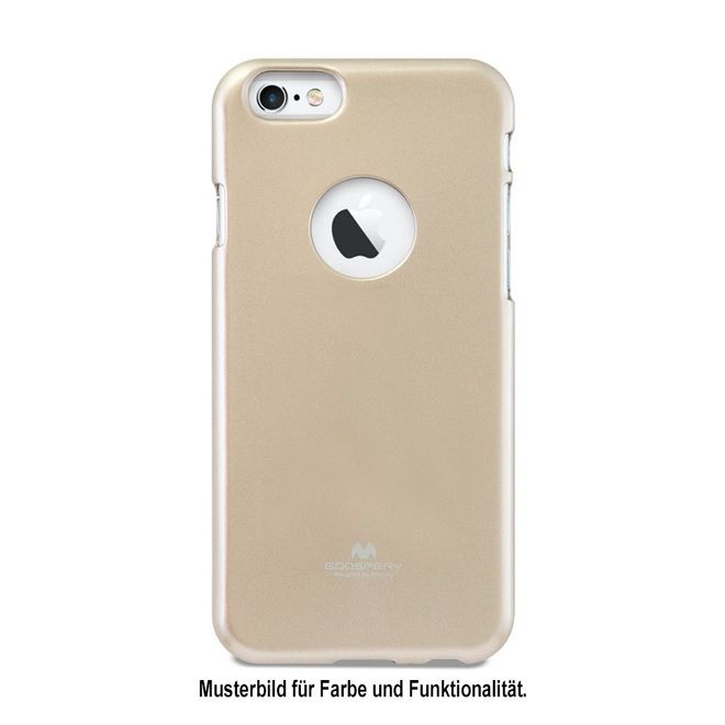 Goospery - Handy Case für Xiaomi Mi6 - TPU Softcase - Pearl Jelly Series - gold