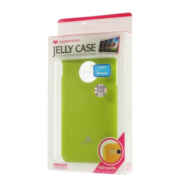 Goospery - Handy Case für Xiaomi Mi6 - TPU Softcase - Pearl Jelly Series - lime