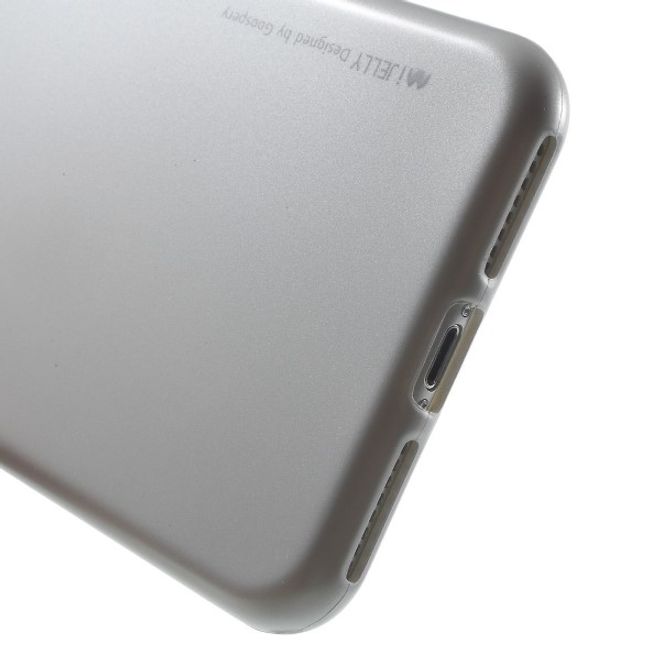 Goospery - Handy Hülle für Xiaomi Mi6 - TPU Soft Case - i Jelly Metal Series - silber