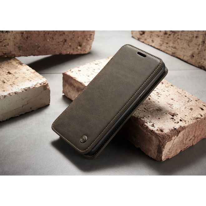 Caseme - Samsung Galaxy S8 Hülle - Case aus Leder - mit abnehmbarem Backcover - schwarz