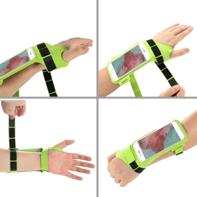 Floveme - Fitness Sportarmband für Smartphones bis 5,5 Zoll - blau