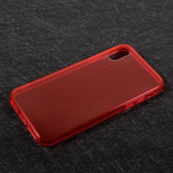 iPhone XS / X Handy Hülle - TPU Softcase - rot
