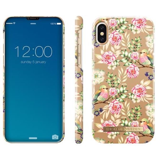 iDeal of Sweden - iPhone XS / X Hülle - Printed Case - Champagne Birds