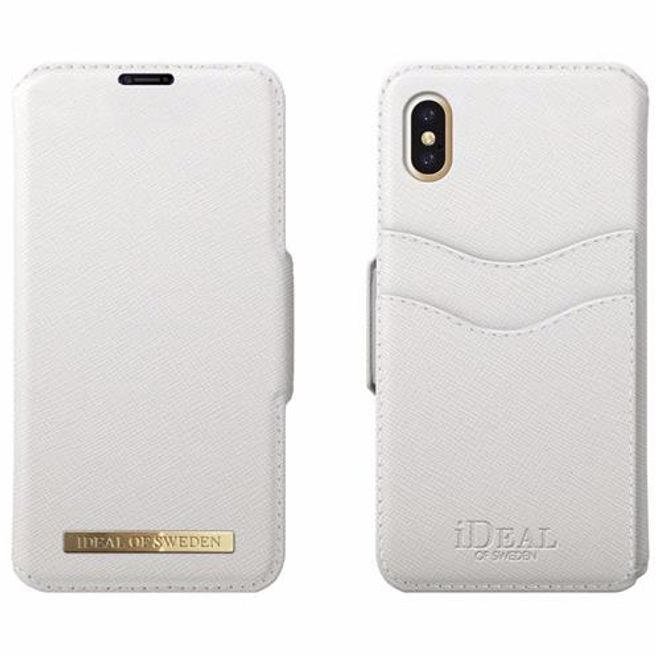 iDeal of Sweden - iPhone XS / X Handyhülle, Designer Bookcase FASHION - weiss
