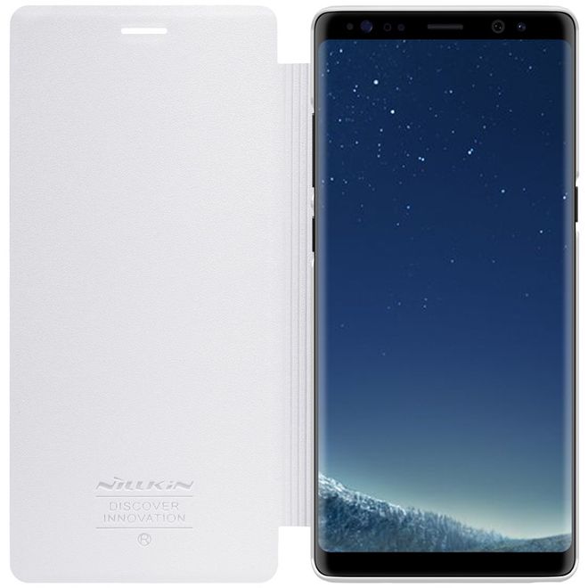 Nillkin - Samsung Galaxy Note 8 Hülle - Funkelndes Leder Case - Sparkle Series - weiss