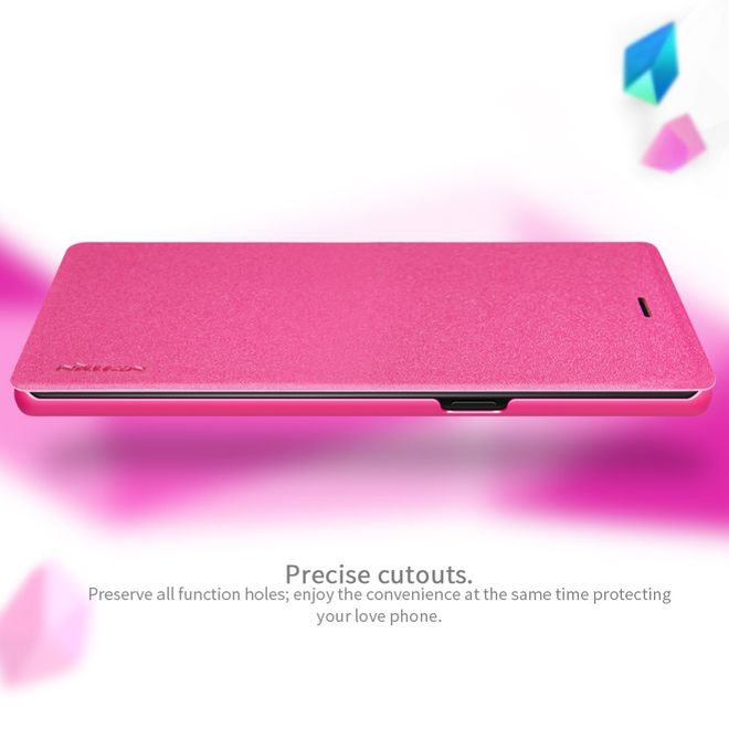 Nillkin - Samsung Galaxy Note 8 Hülle - Funkelndes Leder Case - Sparkle Series - weiss