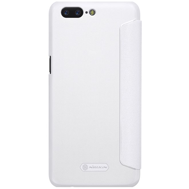 Nillkin - OnePlus 5 Hülle - Funkelndes Leder Case - Sparkle Series - weiss