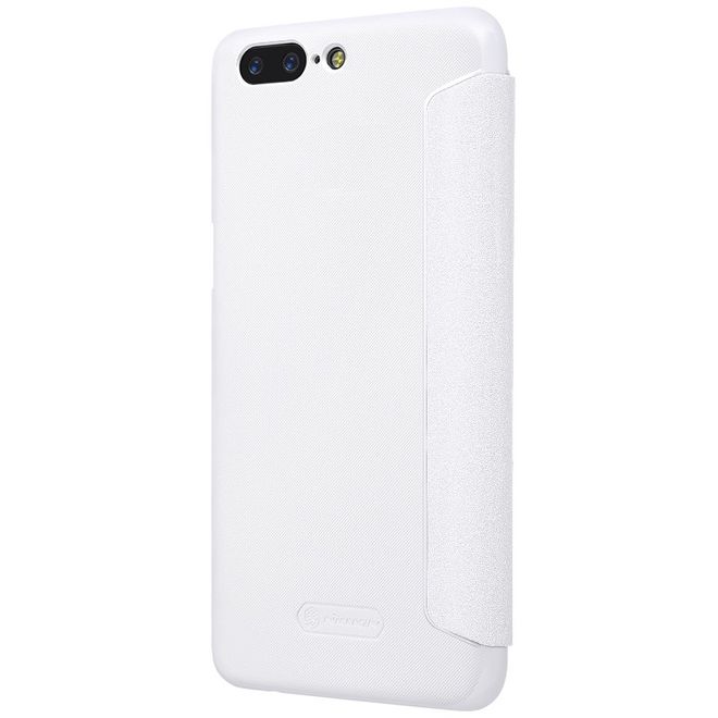 Nillkin - OnePlus 5 Hülle - Funkelndes Leder Case - Sparkle Series - weiss