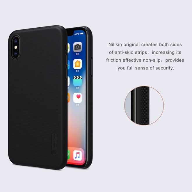 Nillkin - iPhone XS / X Hülle - Plastik Case - Super Frosted Shield Series - braun