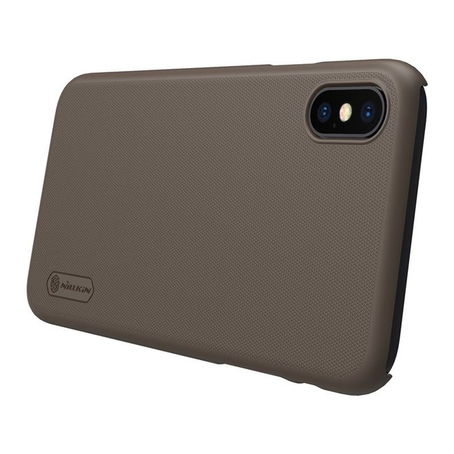 Nillkin - iPhone XS / X Hülle - Plastik Case - Super Frosted Shield Series - braun