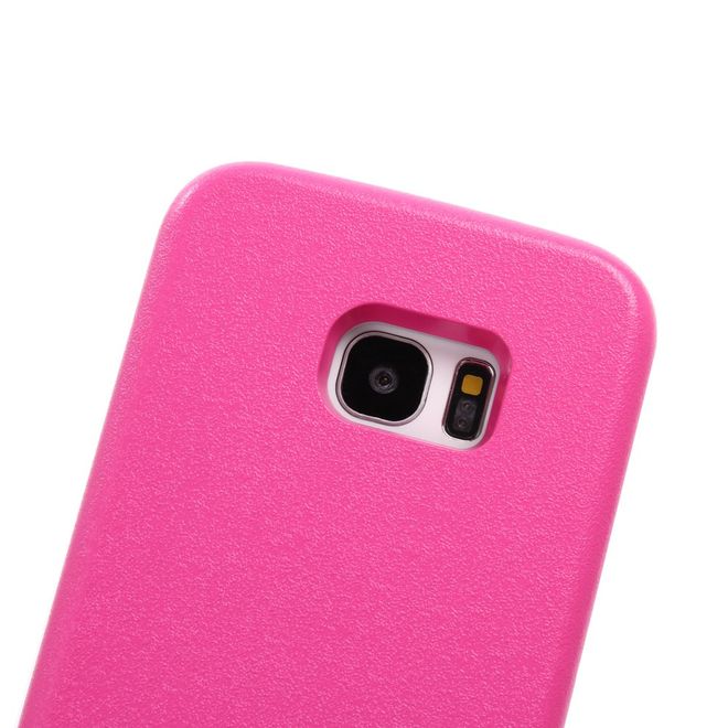 Lumee - Samsung Galaxy S8 Plus Handy Hülle - Case aus Plastik - mit integriertem LED Selfie Licht - rosa
