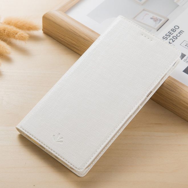 Vili Dmx - Nokia 5 Hülle - Case aus Leder - mit Standfunktion - weiss