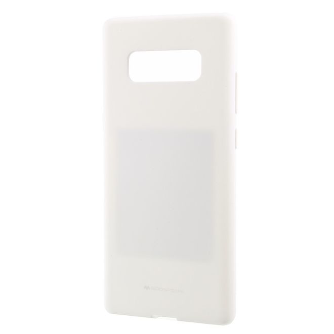 Goospery - Samsung Galaxy Note 8 Handy Cover - TPU Soft Case - SF Jelly Series - weiss
