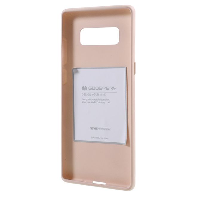 Goospery - Samsung Galaxy Note 8 Handy Cover - TPU Soft Case - SF Jelly Series - rosegold
