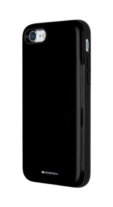 Goospery - LG Q6 / Q6 Plus Case - Hülle aus Plastik - Happy Bumper Series - schwarz