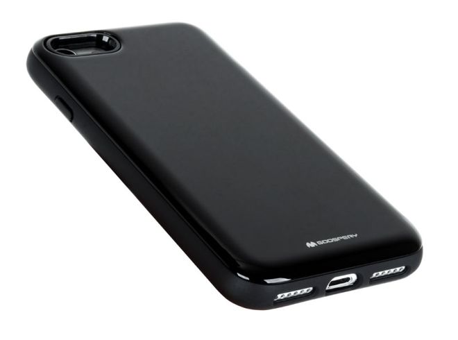 Goospery - LG Q6 / Q6 Plus Case - Hülle aus Plastik - Happy Bumper Series - schwarz