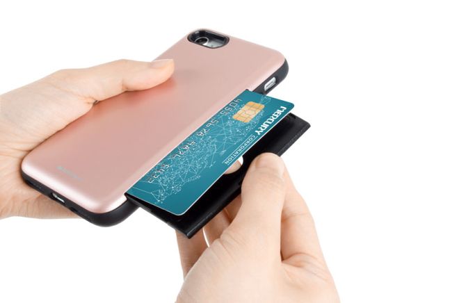 Goospery - LG Q6 / Q6 Plus Case - Hülle aus Plastik - Happy Bumper Series - rosegold