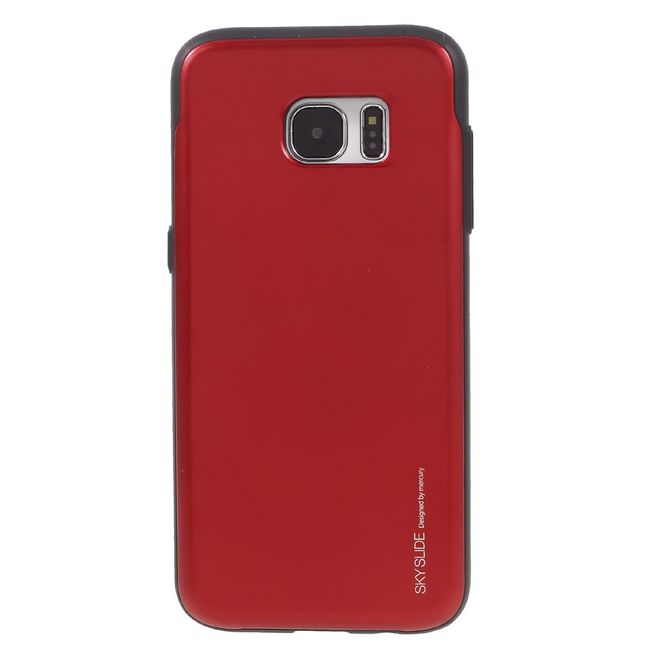 Goospery - Samsung Galaxy Note 8 Handyhülle - Case aus Plastik - Sky Slide Bumper - rot/schwarz