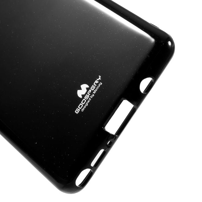 Goospery - Hülle für Samsung Galaxy Note 8 - TPU Soft Case - Pearl Jelly Series - schwarz