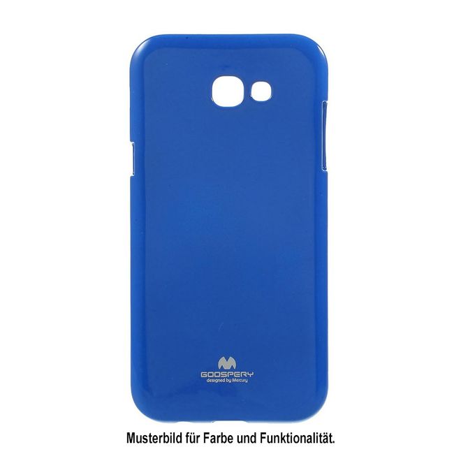 Goospery - Hülle für Samsung Galaxy Note 8 - TPU Soft Case - Pearl Jelly Series - blau