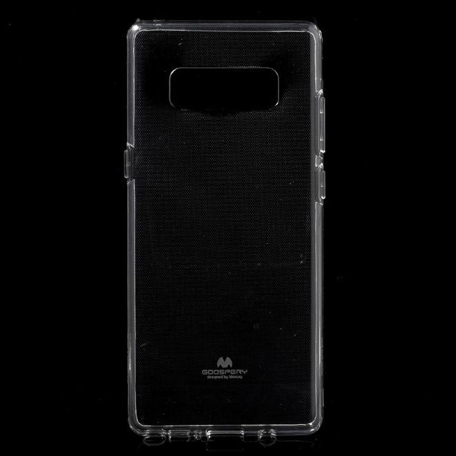 Goospery - Cover für Samsung Galaxy Note 8 - TPU Softcase - Clear Jelly Series - transparent