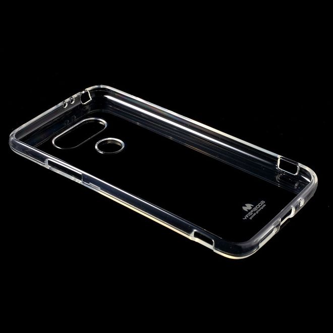 Goospery - Cover für LG V30 - TPU Softcase - Clear Jelly Series - transparent