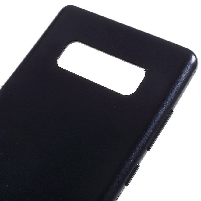 Goospery - Handy Hülle für Samsung Galaxy Note 8 - TPU Soft Case - i Jelly Metal Series - dark navy