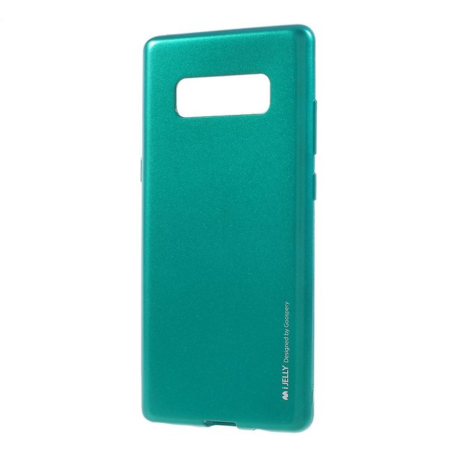 Goospery - Handy Hülle für Samsung Galaxy Note 8 - TPU Soft Case - i Jelly Metal Series - grün