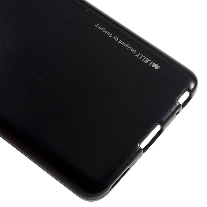 Goospery - Handy Hülle für LG Q6 / Q6 Plus - TPU Soft Case - i Jelly Metal Series - dark navy