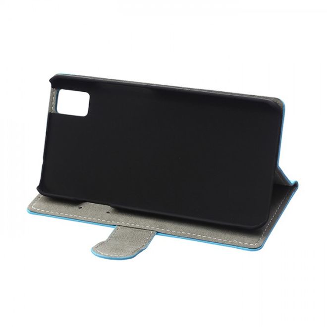 Huawei Honor 7i Klassisches Leder Case mit Standfunktion und Kreditkartenslots - schwarz