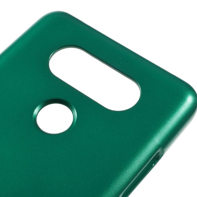 Goospery - Handy Hülle für LG V30 - TPU Soft Case - i Jelly Metal Series - grün