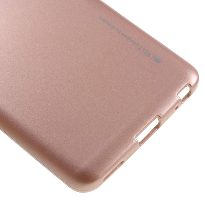 Goospery - Handy Hülle für LG V30 - TPU Soft Case - i Jelly Metal Series - rosegold