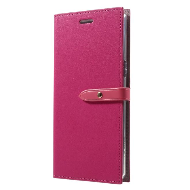 Goospery - Hülle für Samsung Galaxy Note 8 - Kunstleder Case - Romance Diary Series - rosa/pink