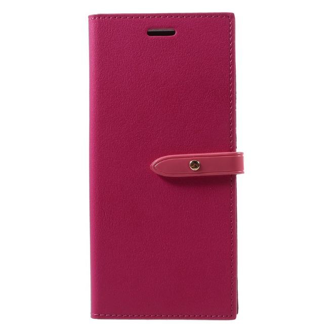 Goospery - Hülle für Samsung Galaxy Note 8 - Kunstleder Case - Romance Diary Series - rosa/pink