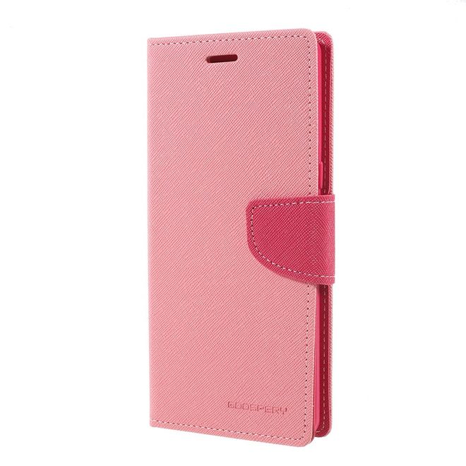 Goospery - Samsung Galaxy Note 8 Hülle - Handy Bookcover - Fancy Diary Series - rosa/pink
