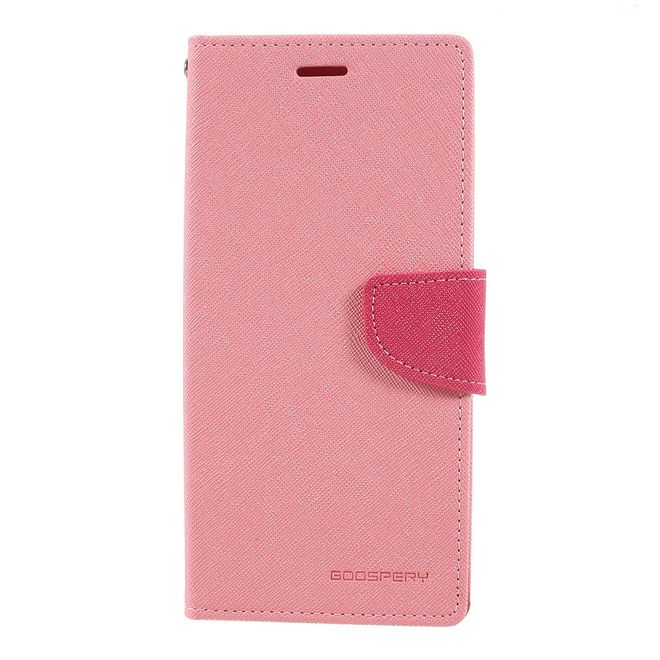 Goospery - Samsung Galaxy Note 8 Hülle - Handy Bookcover - Fancy Diary Series - rosa/pink