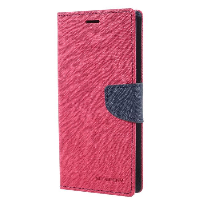 Goospery - Samsung Galaxy Note 8 Hülle - Handy Bookcover - Fancy Diary Series - pink/navy