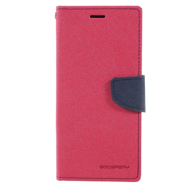 Goospery - Samsung Galaxy Note 8 Hülle - Handy Bookcover - Fancy Diary Series - pink/navy