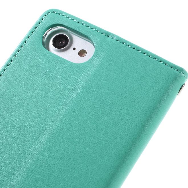 Goospery - Handyhülle für LG Q6 / Q6 Plus - Case aus Leder - Bravo Diary Series - mintgrün