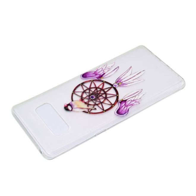 Samsung Galaxy Note 8 Handy Hülle - SoftTPU Softcase - purpurner Traumfänger
