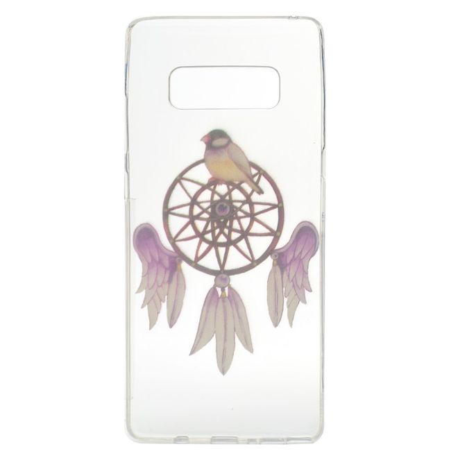 Samsung Galaxy Note 8 Handy Hülle - SoftTPU Softcase - purpurner Traumfänger