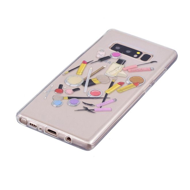 Samsung Galaxy Note 8 Case - Hülle aus elastischem TPU Plastik - Schminksachen